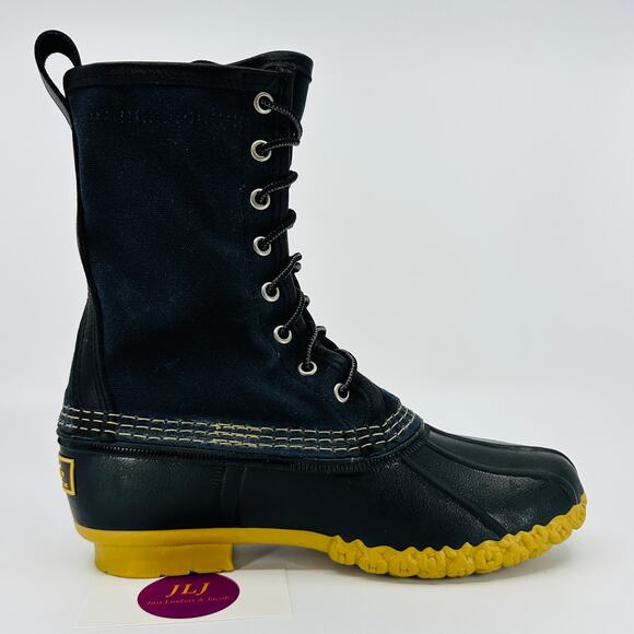 L.L. Bean Women's 10" Signature Waxed Canvas Maine Hunting Boots 270247 Size 6 - Picture 7 of 11